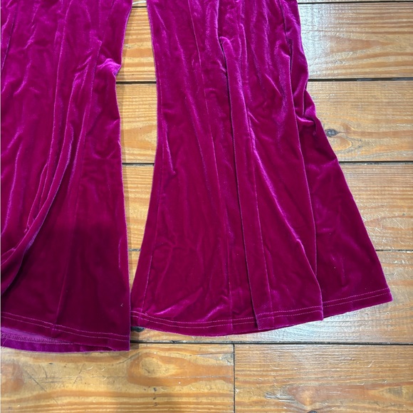 (711)+PINK VELVET PANTS+ - Picture 2 of 8